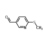 CAS 登录号：149805-95-8， 6-(甲硫基)烟醛