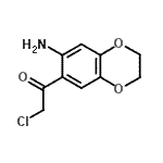 CAS#: 149809-31-4, 1-(7-Amino-2,3-Dihydro-1,4-Benzodioxin-6-Yl)-2-Chloroethanone