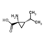 CAS 登录号：149811-52-9， (1S,2S)-1-氨基-2-异丙基环丙烷羧酸