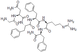 CAS#: 149997-79-5, Glycyl-L-asparaginyl-L-phenyalanyl-L-phenyalanyl-L-arginyl-L-Phenylalaninamide