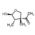 CAS#: 150097-19-1, 1-[(3R,4S,5S)-5-Hydroxy-3,4-Dimethyltetrahydro-3-Furanyl]Ethanone