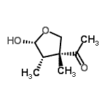 CAS#: 150097-20-4, 1-[(3R,4S,5R)-5-Hydroxy-3,4-Dimethyltetrahydro-3-Furanyl]Ethanone