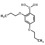 CAS 登录号：150145-25-8， (2,4-二丙氧基苯基)硼酸