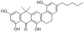 CAS#: 150151-89-6, 6,13-Dihydro-13,13-Dimethyl-3-Pentyl-1,7,9,11-Tetrahydroxybenzo(a)Naphthacen-8(5H)-One