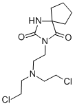 CAS#: 150380-35-1, 3-[2-[Bis(2-Chloroethyl)Amino]Ethyl]-1,3-Diazaspiro[4.4]Nonane-2,4-Dione