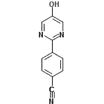 CAS 登录号：150405-59-7， 4-(5-羟基-2-嘧啶基)苯甲腈