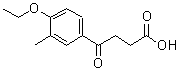 CAS#: 150435-98-6, 4-(4-Ethoxy-3-Methylphenyl)-4-Oxobutanoic Acid
