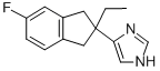 CAS 登录号：150586-58-6， 4-(2-乙基-5-氟-1,3-二氢茚-2-基)-3H-咪唑