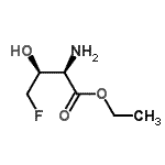 CAS 登录号：150672-43-8， 乙基4-氟-D-别苏氨酸酯