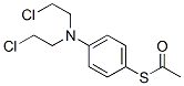 CAS 登录号：1507-07-9， 硫代乙酸S-[4-[二(2-氯乙基)氨基]苯基]酯