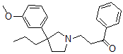 CAS 登录号：1507-62-6， beta-[3-(3-甲氧基苯基)-3-丙基-1-吡咯烷基]苯丙酮