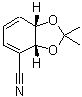 CAS 登录号：150767-96-7， (3aR,7aS)-2,2-二甲基-3A,7A-二氢-1,3-苯并二氧戊环-4-甲腈