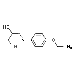 CAS 登录号：150880-10-7， (2R)-3-[(4-乙氧基苯基)氨基]-1,2-丙烷二醇