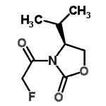 CAS 登录号：150895-71-9， (4S)-3-(氟乙酰基)-4-异丙基-1,3-恶唑烷-2-酮