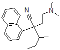CAS#: 1509-15-5, alpha-[2-(Dimethylamino)Ethyl]-alpha-(1-Methylpropyl)-1-Naphthaleneacetonitrile