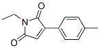 CAS 登录号：15093-84-2， 1-乙基-3-(4-甲基苯基)吡咯-2,5-二酮