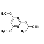 CAS#: 151101-94-9, 2-[(4,6-Dimethoxy-2-Pyrimidinyl)Oxy]Propanenitrile