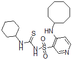 CAS#: 151162-46-8, 1-Cyclohexyl-3-[4-(Cyclooctylamino)Pyridin-3-Yl]Sulfonylthiourea