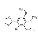 CAS 登录号：151166-78-8， 2-(2-溴-3,4,5-三甲氧基苯基)-1,3-二氧戊环