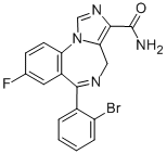 CAS#: 151271-08-8, 6-(2-Bromophenyl)-8-Fluoro-4H-Imidazo[1,5-a][1,4]Benzodiazepine-3-Carboxamide