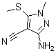 CAS 登录号：151291-05-3， 3-氨基-1-甲基-5-(甲硫基)-1H-吡唑-4-甲腈