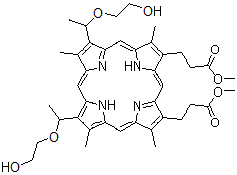 CAS#: 151337-74-5, 2,4-Di-(2-hydroxyethoxy)ethyl-deuteroporphyrin IX