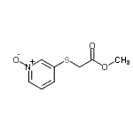 CAS#: 151373-12-5, Methyl [(1-Oxido-3-Pyridinyl)Sulfanyl]Acetate
