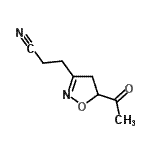 CAS#: 151373-32-9, 3-(5-Acetyl-4,5-Dihydro-1,2-Oxazol-3-Yl)Propanenitrile