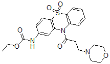 CAS 登录号：151391-67-2， N-[10-(3-吗啉-4-基丙酰)-5,5-二氧代吩噻嗪-2-基]氨基甲酸乙酯