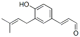 CAS 登录号：151455-12-8， (E)-3-[4-羟基-3-(3-甲基丁-2-烯基)苯基]丙-2-烯醛