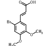 CAS#: 151539-52-5, (2E)-3-(2-Bromo-4,5-Dimethoxyphenyl)Acrylic Acid