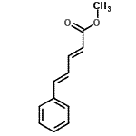 CAS 登录号：1516-24-1， 甲基(2E,4E)-5-苯基-2,4-戊二烯酸酯