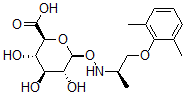 CAS 登录号：151636-18-9， (2S,3S,4S,5R,6S)-6-[[(2R)-1-(2,6-二甲基苯氧基)丙-2-基]氨基]氧基-3,4,5-三羟基四氢吡喃-2-羧酸
