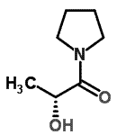 CAS 登录号：151670-13-2， (2R)-2-羟基-1-(1-吡咯烷基)-1-丙酮
