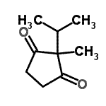 CAS 登录号：151700-01-5， 2-异丙基-2-甲基-1,3-环戊烷二酮