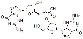 CAS 登录号：15180-30-0， 脱氧鸟苷酰-(3'-5')-鸟苷