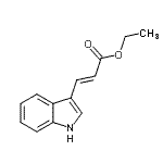 CAS 登录号：15181-86-9， (2E)-3-(1H-吲哚-3-基)丙烯酸乙酯