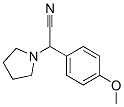 CAS#: 15190-12-2, 2-(4-Methoxyphenyl)-2-Pyrrolidin-1-Ylacetonitrile