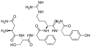 CAS 登录号：151937-05-2， (2S)-2-氨基-N-[(2S)-1-[[(2S)-1-[[(2S)-1-[[(2S)-1-氨基-3-(4-羟基苯基)-1-氧代丙烷-2-基]氨基]-5-(二氨基亚甲基氨基)-1-氧代戊烷-2-基]氨基]-1-氧代-3-苯基丙烷-2-基]氨基]-3-羟基-1-氧代丙烷-2-基]丁二酰胺