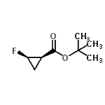 CAS#: 152237-14-4, 2-Methyl-2-Propanyl (1R,2R)-2-Fluorocyclopropanecarboxylate