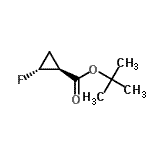 CAS 登录号：152237-15-5， 2-甲基-2-丙基(1S,2R)-2-氟环丙烷羧酸酯