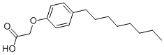 CAS 登录号：15234-85-2， 4-辛基苯氧基-乙酸