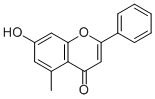 CAS 登录号：15235-99-1， 7-羟基-5-甲基黄酮