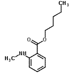 CAS 登录号：15236-37-0， 戊基2-(甲基氨基)苯甲酸酯