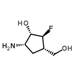 CAS#: 152378-39-7, (1S,2S,3S,5S)-5-Amino-2-Fluoro-3-(Hydroxymethyl)Cyclopentanol
