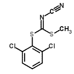 CAS 登录号：152382-18-8， 2,6-二氯苯基甲基氰基碳o二硫代亚氨酸酯