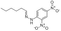 CAS 登录号：1527-97-5， 正己醛 2,4-二硝基苯基腙
