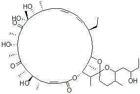 CAS#: 152726-68-6, (1R,4E,6S,7R,8S,10R,11S,12S,14R,15R,16R,18Z,20Z,22S,29S)-22-Ethyl-7,11,14,15-Tetrahydroxy-6'-(2-Hydroxybutyl)-5',6,8,10,12,14,16,28,29-Nonamethylspiro[2,26-Dioxabicyclo[23.3.1]Nonacosa-4,18,20-Triene-27,2'-Oxane]-3,9,13-Trione