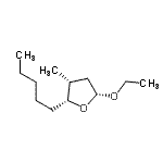 CAS 登录号：152931-02-7， (2R,3R,5R)-5-乙氧基-3-甲基-2-戊基四氢呋喃