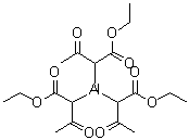 CAS 登录号：15306-17-9， 三(1-乙氧基-1,3-二氧代-2-丁烷基)铝
